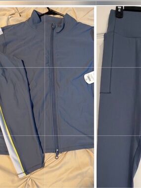 NEW w/Tags - Jacket&Pants Set . Lavender/Gray